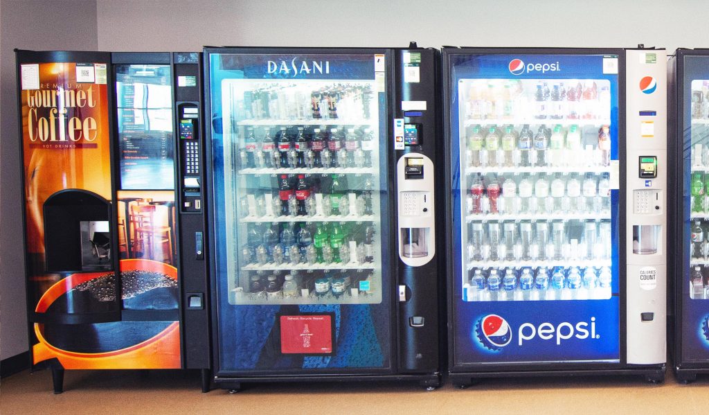 3 vending machines